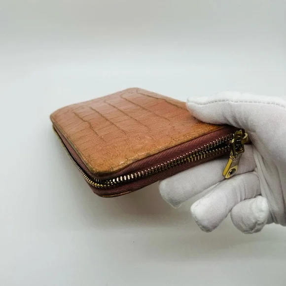 MIU MIU large Crocodile Zip around Wallet